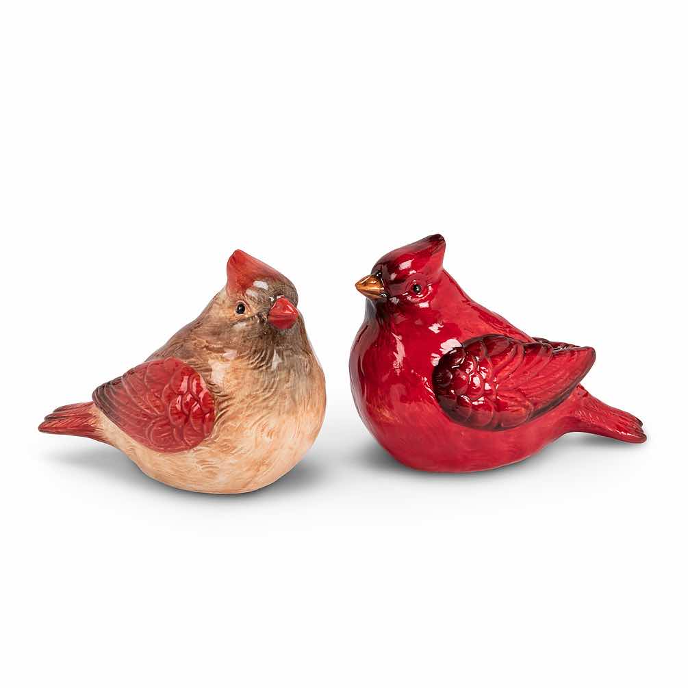 Cardinal Salt & Pepper Shakers